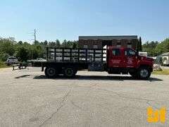 2007 GMC 8500 SINGLE AXLE CREW CAB FLATBED TRUCK VIN: 1GDV8C4B27F423628