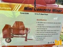 HURRICANE G350 MINI CONCRETE MIXER