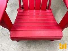 TRAPPERS PEAK CHAIR ADIRONDACK FOLDING RED