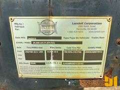2013 LANDOLL CORPORATION 330C SINGLE AXLE HYDRAULIC CONTAINER TRAILER VIN: 1LH330RG0D1C20163