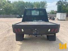 2002 FORD F-350 SINGLE AXLE REGULAR CAB 4X4 FLATBED TRUCK VIN: 1FTSF31L72EB25214