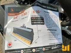 UNUSED 2025 WOLVERINE SWDB-11-84W 84 INCH HYDRAULIC BLADE SN: ZW-00513