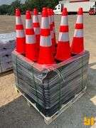 UNUSED LANDHERO ROAD CONES (250)