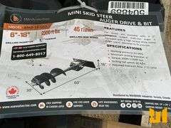 UNUSED 2025 WOLVERINE MAD-12-12D HYDRAULIC AUGER SN: ZW-01071