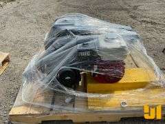 2 HONDA MOTORS, BRIGGS 18HP MOTOR, MISC PIPE AND PARTS,