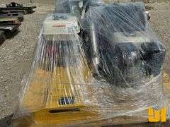 2 HONDA MOTORS, BRIGGS 18HP MOTOR, MISC PIPE AND PARTS,