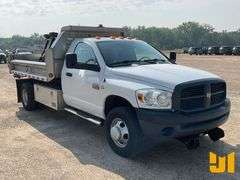 2009 DODGE RAM 3500 SINGLE AXLE DUMP TRUCK VIN: 3D6WH46L49G549652
