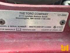 TORO GRANDSTAND STAND ON SN: 74549313001381