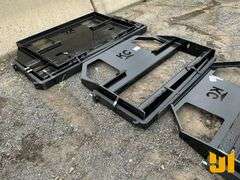 UNUSED SKID STEER FORK FRAME W/ 42" FORKS