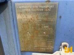 2007 CIMC 40' CONTAINER SN: APZU4396584