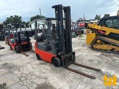2004 TOYOTA 7FGCU15 1700 CUSHION TIRE FORKLIFT SN: 66430