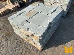 PALLET OF BLUE STONE PAVERS