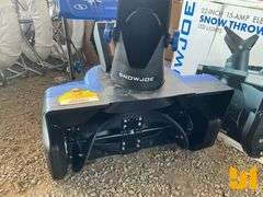 QUANTITY OF (4) 20” 13A GREENWORKS SNOW THROWER, QUANTITY OF