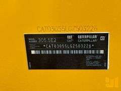 2025 CATERPILLAR 305.5E2 MINI EXCAVATOR SN: CAT3055LGZ503226