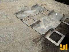 UNUSED SKID STEER FRAME W/ GUARD, 5/16" MOUNTING PLATE