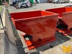UNUSED STANDARD DUTY 2 CY CAPACITY DUMPING HOPPER