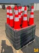 UNUSED LANDHERO ROAD CONES (250)