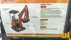 UNUSED 2025 TPM TPM-16 MINI EXCAVATOR SN: TPM162506693