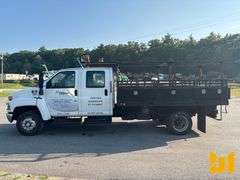 2003 CHEVROLET C4500 SINGLE AXLE EXTENDED CAB FLATBED TRUCK VIN: 1GBE4D1173F519903