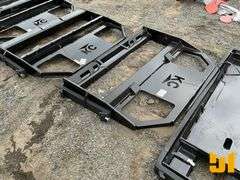 UNUSED SKID STEER FORK FRAME W/ 42" FORKS