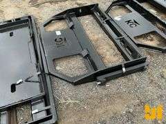 UNUSED SKID STEER FORK FRAME W/ 42" FORKS