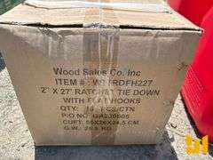 QTY(10) 2”X27’ RATCHET TIE DOWN W/FLAT HOOK