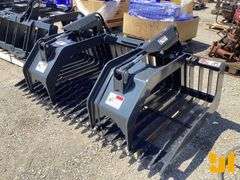 UNUSED 2025 STOUT DUAL CYLINDER ROCK GRAPPLE 72 INCH