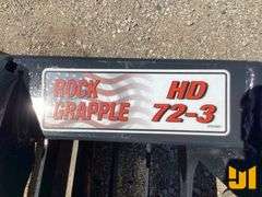 UNUSED 2025 STOUT DUAL CYLINDER ROCK GRAPPLE 72 INCH