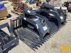 UNUSED 2025 STOUT DUAL CYLINDER ROCK GRAPPLE 72 INCH