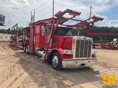2017 PETERBILT 389 T/A CAR HAULER TRUCK VIN: 1NPXDP9X3HD369380