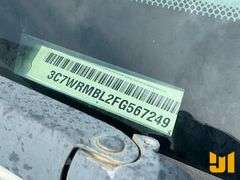 2015 RAM 5500 S/A MECHANICS TRUCK VIN: 3C7WRMBL2FG567249