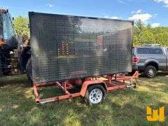 2012 WANCO WTMMB SOLAR MESSAGE BOARD SN: 5F12S1615C1002591
