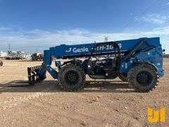 2018 GENIE GTH1056 10000 LB TELESCOPIC FORKLIFT SN: GTH10E12904