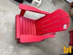 TRAPPERS PEAK CHAIR ADIRONDACK FOLDING RED