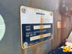 2017 DOOSAN DL450 WHEEL LOADER SN: 10190
