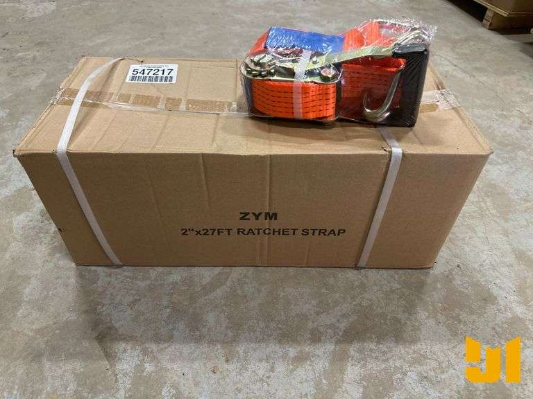 QTY OF 11 UNUSED ZYM SK003 RATCHET STRAPS