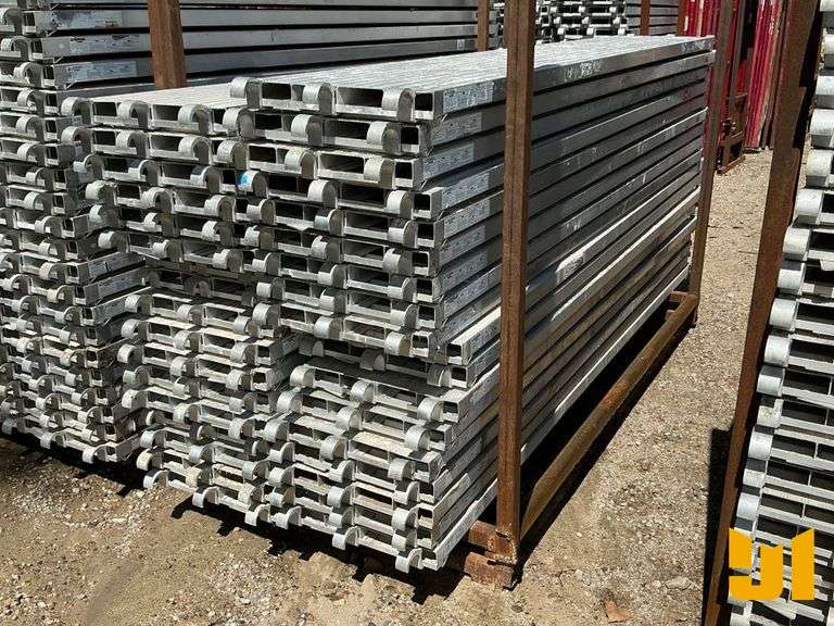(35) 10’ X 19” ALUMINUM SCAFFOLD PLATFORMS