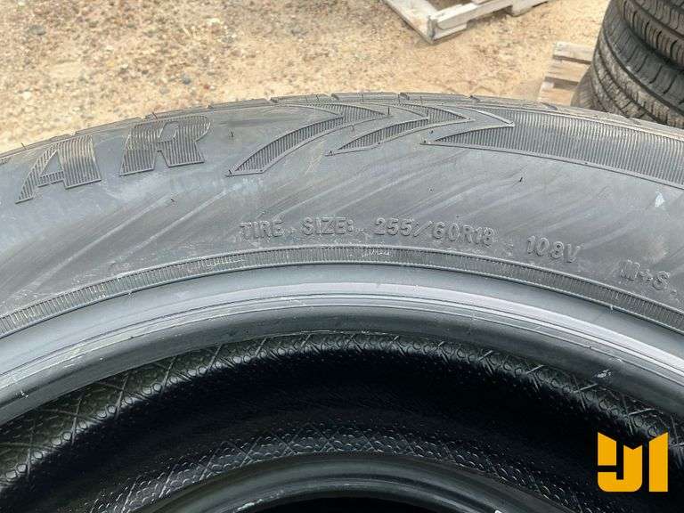 (4) GOODYEAR 255/60R18 TIRES, *** GOVERNMENT OWNED***
