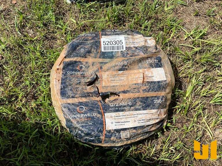 ROLL OF 250’ 12/2 NM-B COPPER-CLAD ALUMINUM WIRE
