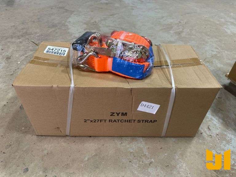 QTY OF 11 UNUSED ZYM SK003 RATCHET STRAPS