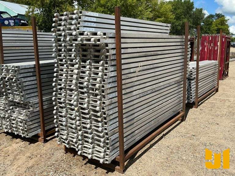 (52) 10’ X 19” ALUMINUM SCAFFOLD PLATFORMS