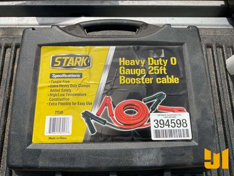 UNUSED HEAVY DUTY BOOSTER CABLES