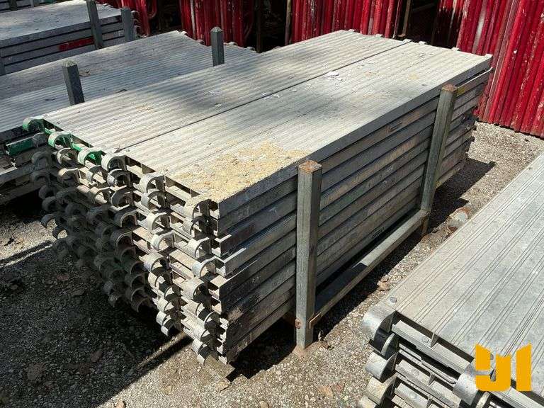 (20) 7’ X 19” ALUMINUM SCAFFOLD PLATFORMS