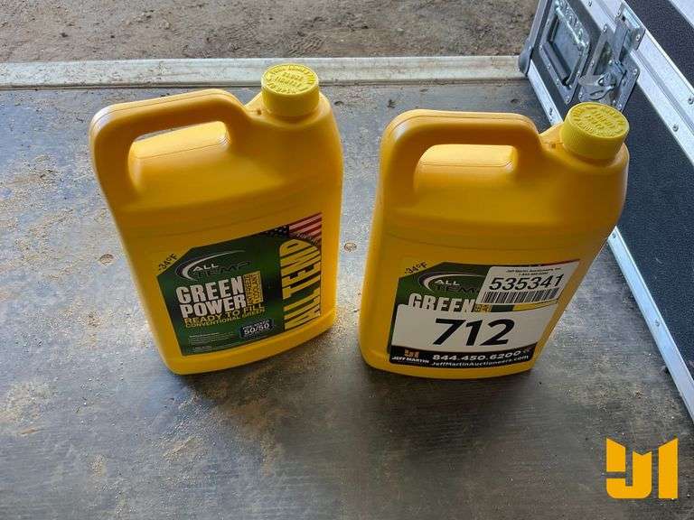 UNUSED ALL TEMP QTY OF (2) PRE-MIXED 50/50 COOLANT