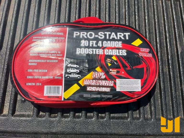 UNUSED PRO-START BOOSTER CABLES