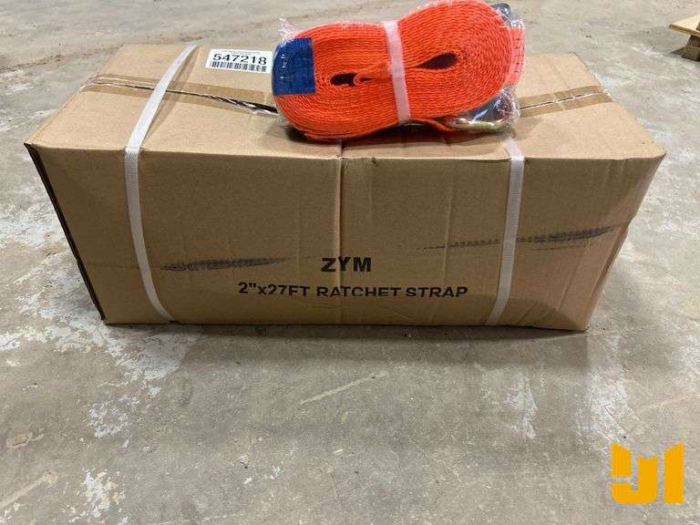 QTY OF 11 UNUSED ZYM SK003 RATCHET STRAPS