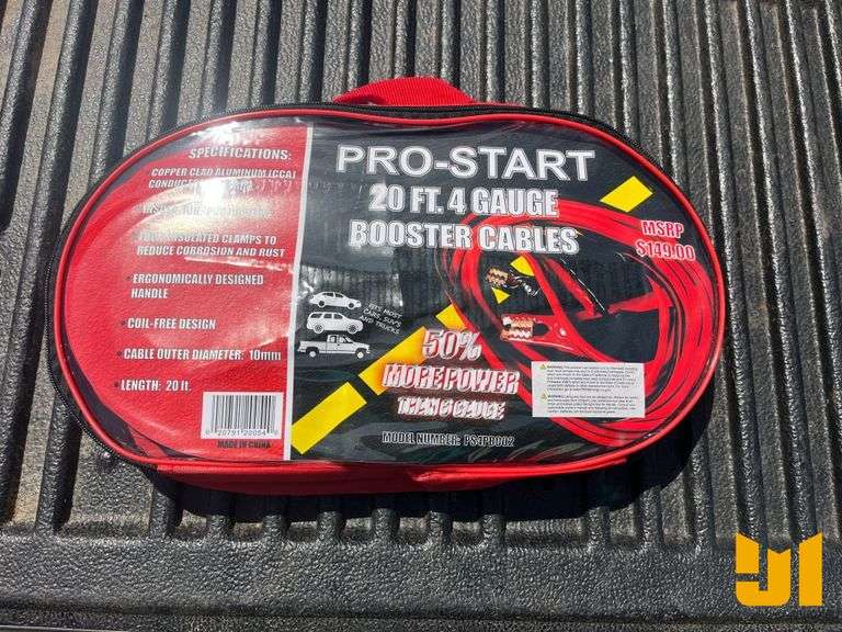 UNUSED PRO-START BOOSTER CABLES