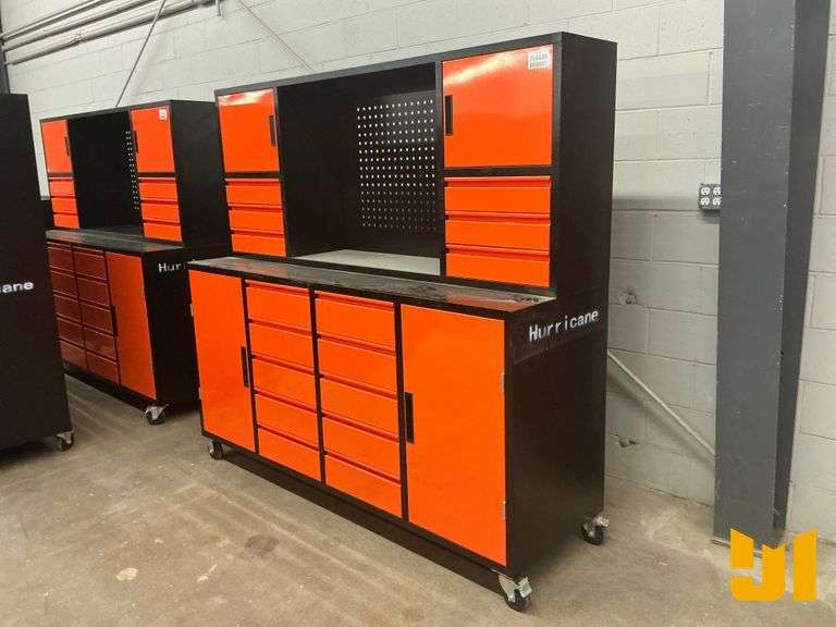 UNUSED HURRICANE ROLLING TOOL BOX, 16 DRAWER, 4 COMPARTMENTS