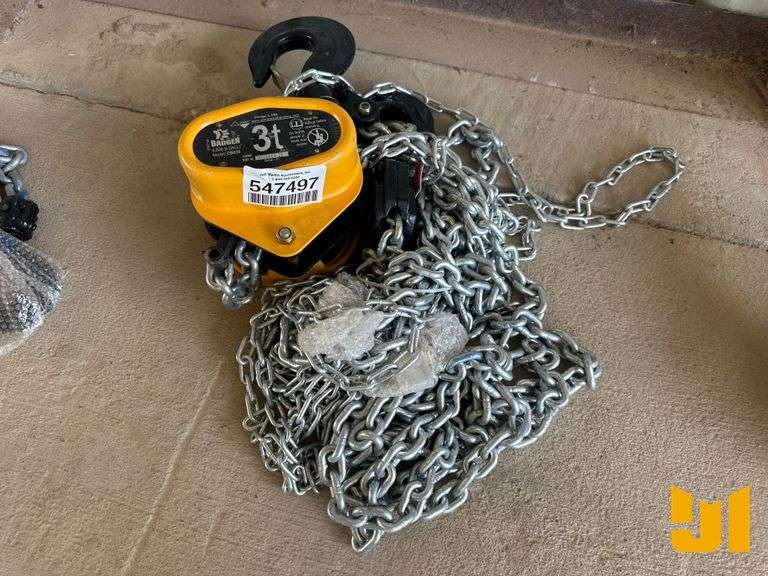 UNUSED BADGER 3T HOIST