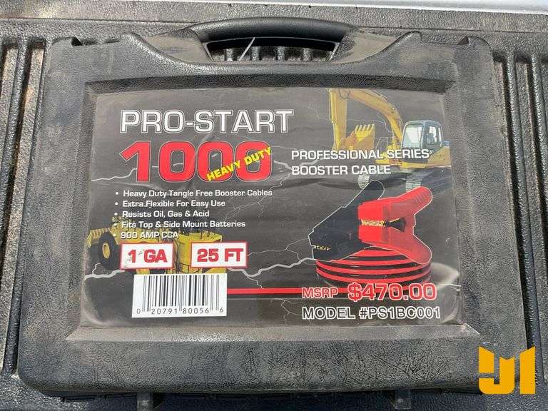 UNUSED HEAVY DUTY BOOSTER CABLES
